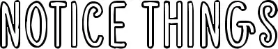 Notice Things