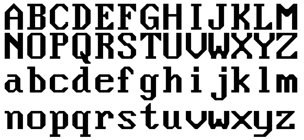 Nouveau IBM font by Arto HatanpÃ¤Ã¤ FontRiver