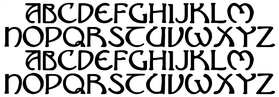 Nouveau Uncial Caps font