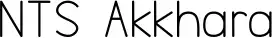 NTS Akkhara font