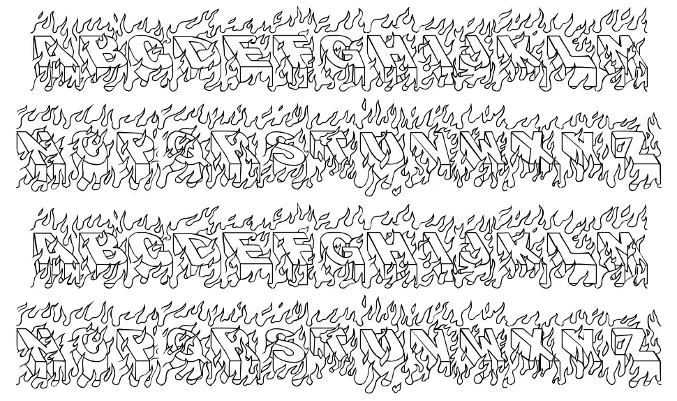 Oakland Hills 1991 font