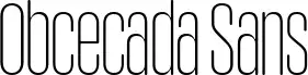 Obcecada Sans