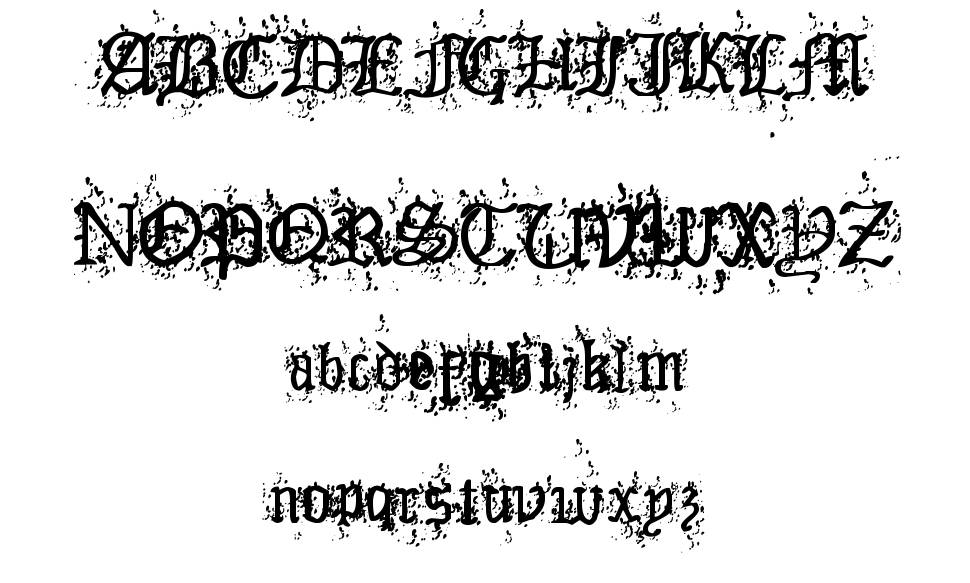 Old English Шрифт