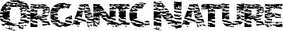 Organic Nature font