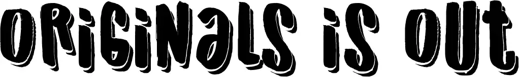 Originals is Out font