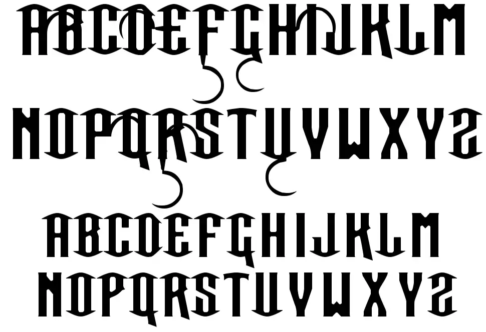 Our Sacred Rights font
