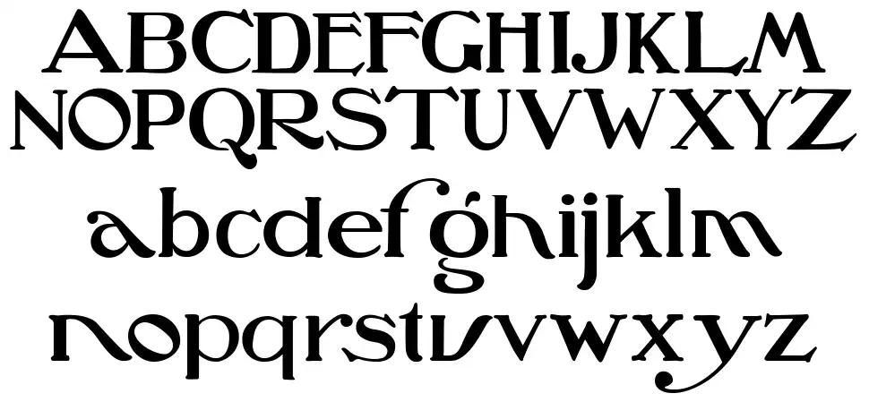 Oz'sWizard font