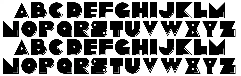 Pacmania font
