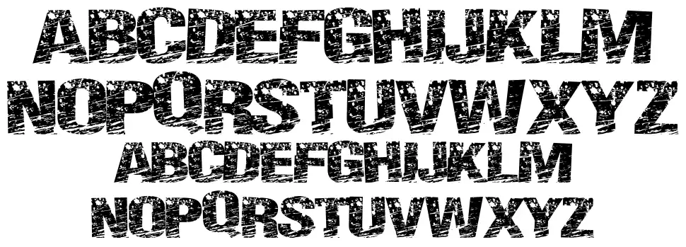 Paint Scratch font