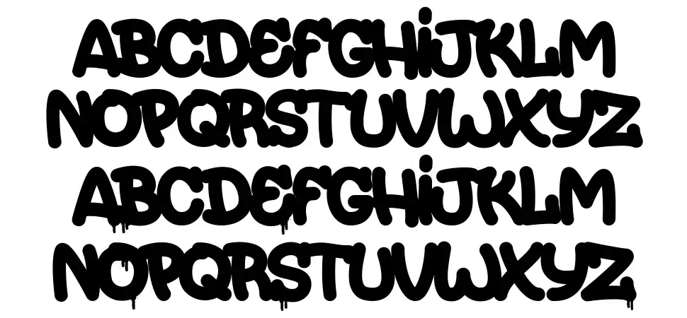 Painterz font