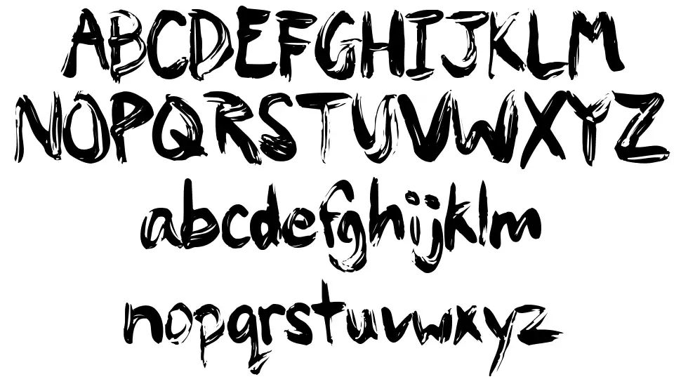 Painty Paint Schriftart Zum Kostenlosen Download