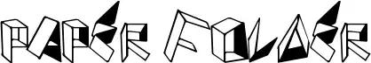 Paper Folder font