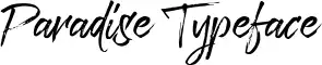 Paradise Typeface