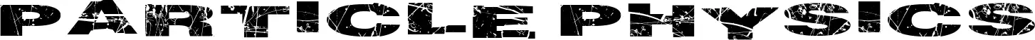 Particle Physics font