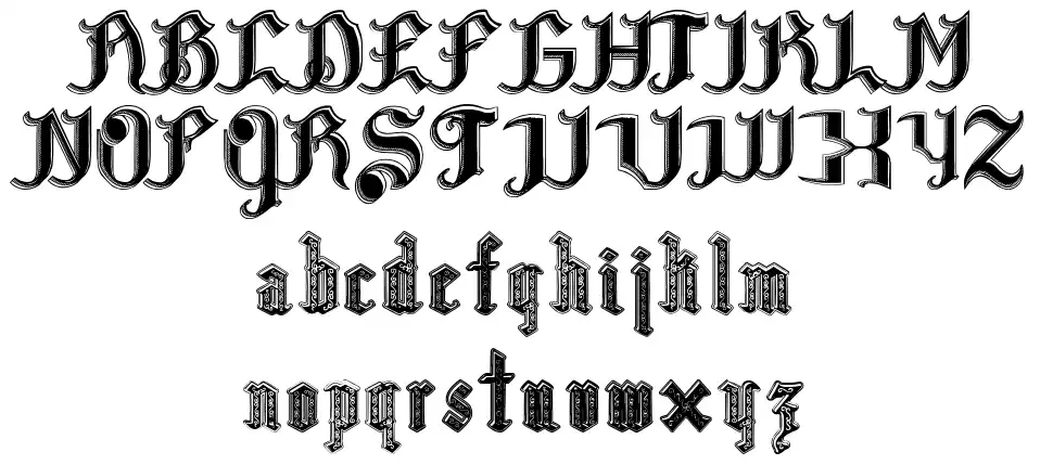 Pauls Blood Sweat & Tears font