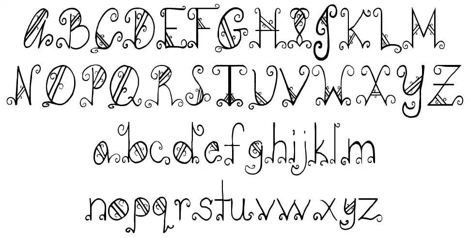 PC-GothicScroll font
