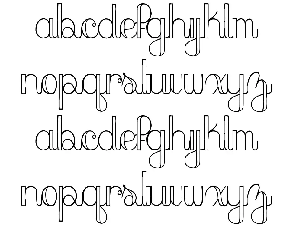Peach Sundress font
