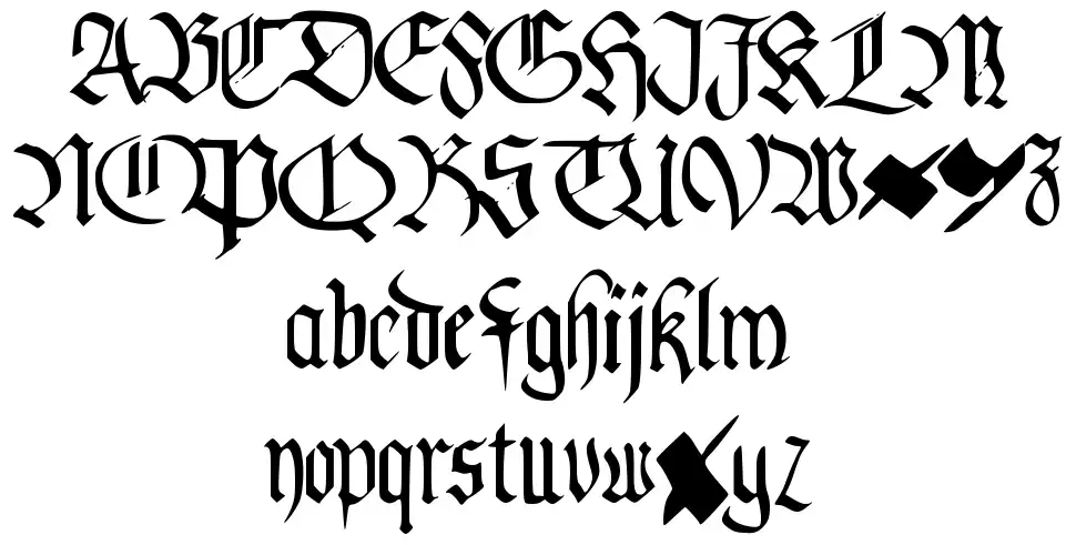 PentaGram's Callygraphy font