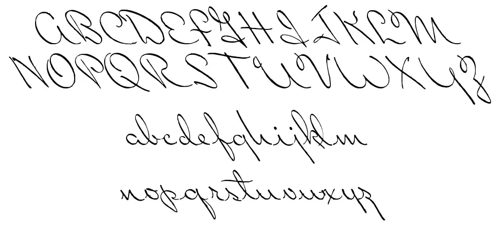 Perhaps Love font