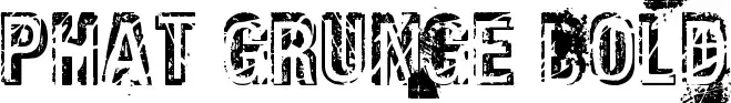 Phat Grunge Bold font