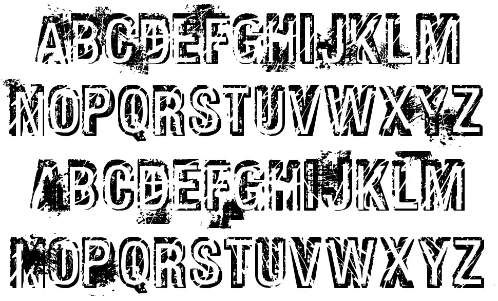Phat Grunge Bold font
