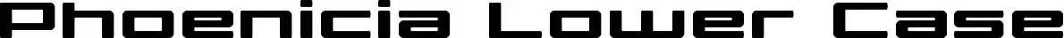 Phoenicia Lower Case