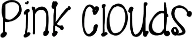 Pink Clouds font
