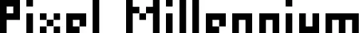 Pixel Millennium font