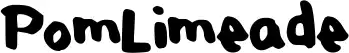 PomLimeade font