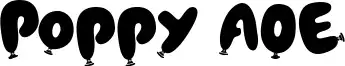 Poppy AOE font
