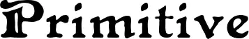 Primitive písmo