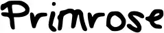 Primrose font