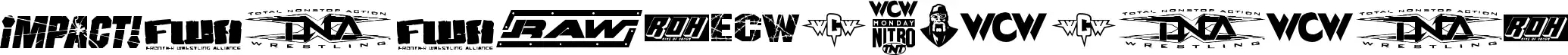 Pro Wrestling Logos