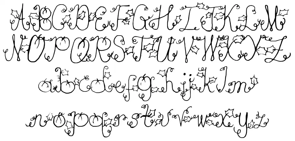 Pumpkin font