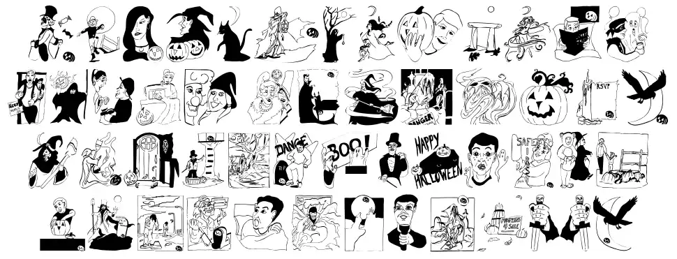 Pumpkins 2006 font
