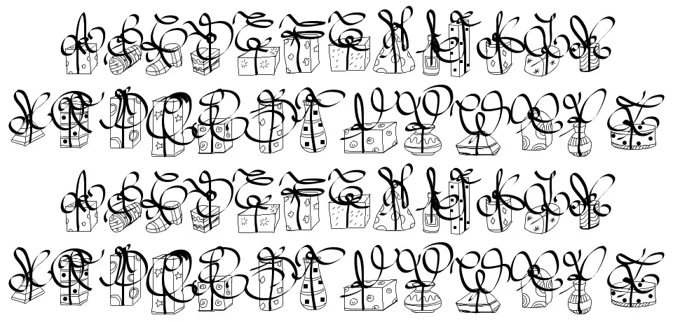PW Christmas Gifts font