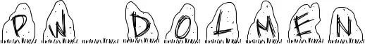 PW Dolmen font