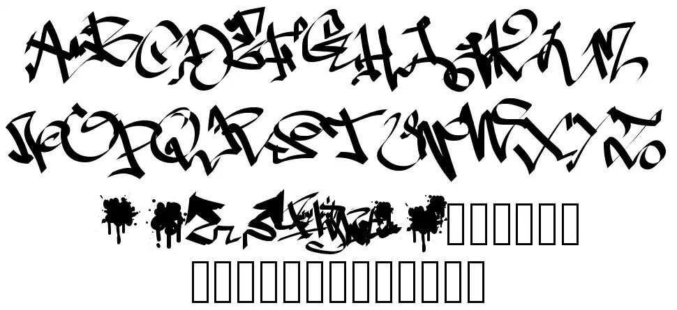 PW Graffiti font