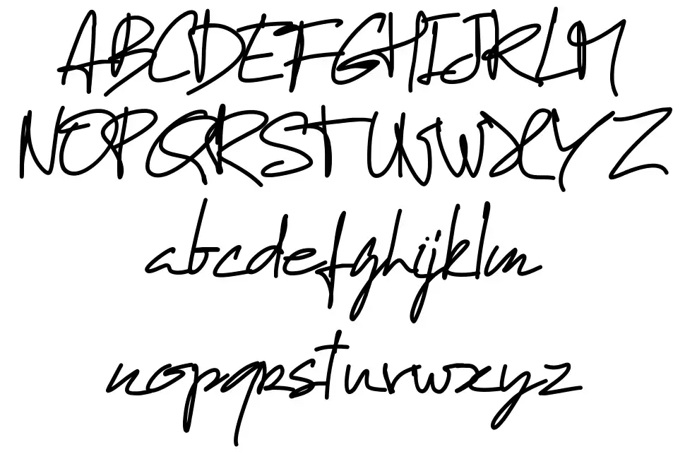 PW Manuel free font