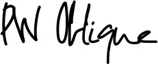 PW Oblique font