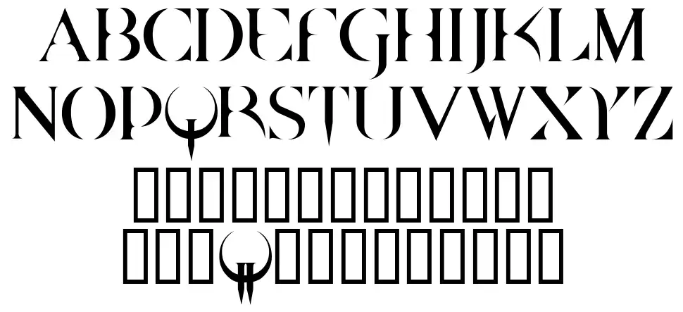 Quake Font