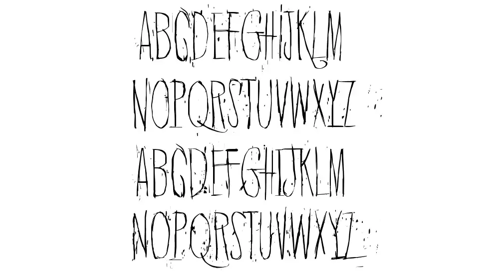 Quiet Horror Story font