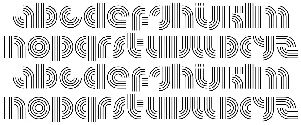 Radfahren font