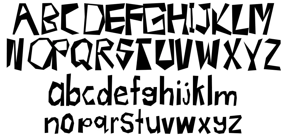 Radioactive font