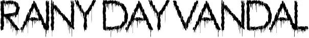Rainy Day Vandal font