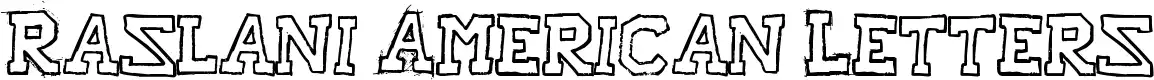 Raslani American Letters