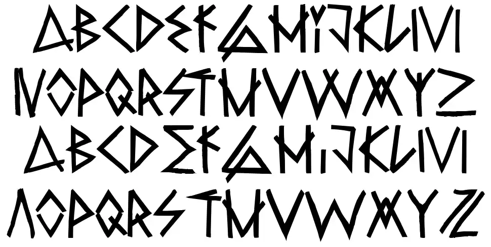 Raw Delta Hand Street font