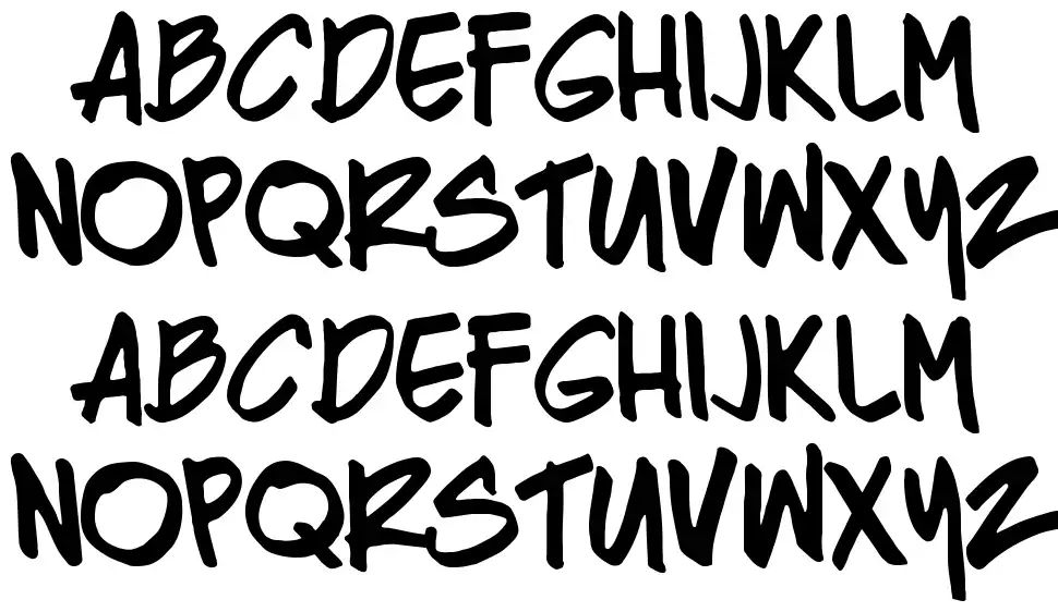 Razing font