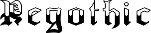 Regothic font