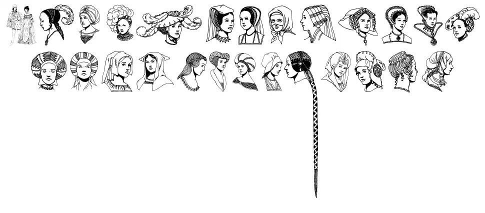 Renaissance Coiffure font